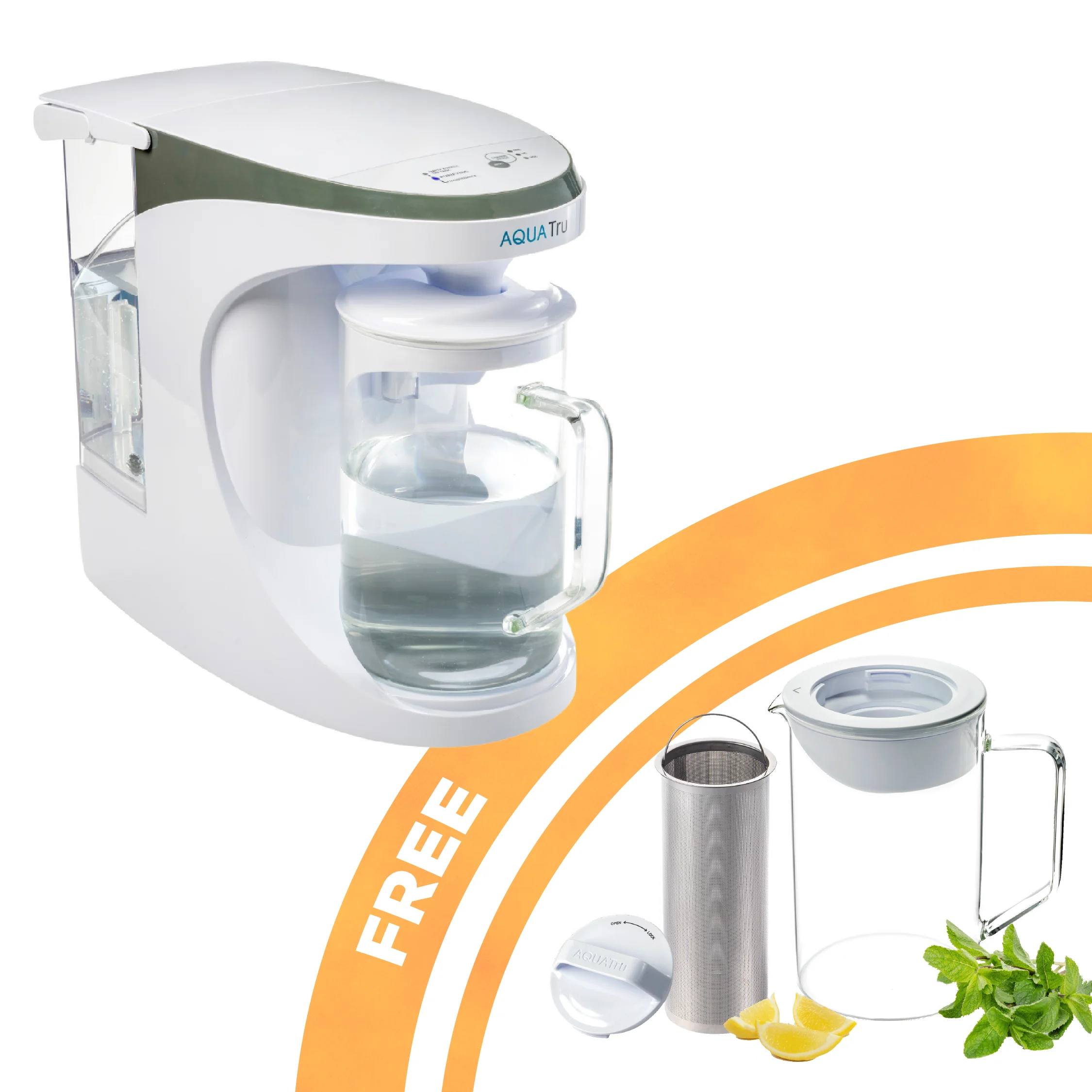 AquaTru Carafe - Complete Set + extra Infuser pitcher - Image 9